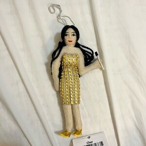 Handmade Felt Wool Cher Ornament